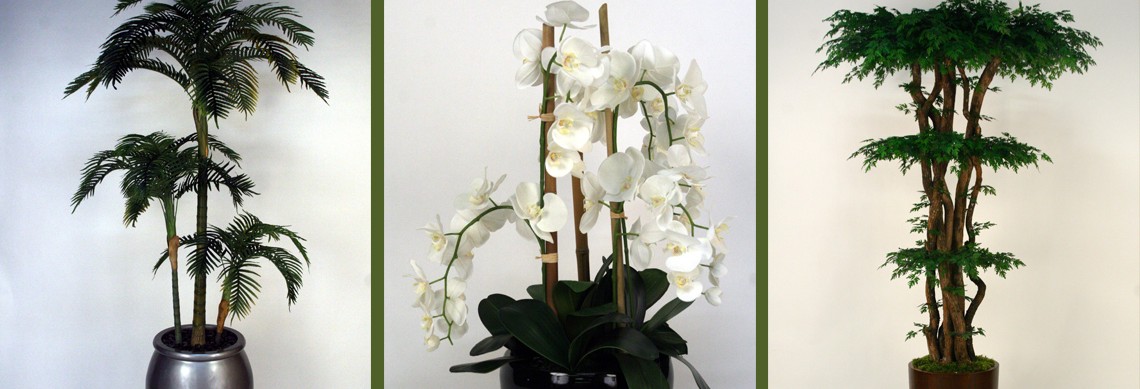 Silk arrangements and home decor